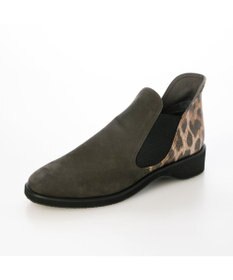MODE ET JACOMO <D'ICI>レザーサイドゴアショートブーツ