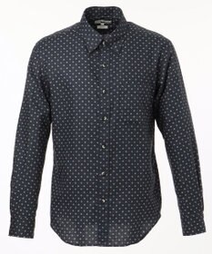 JOSEPH ABBOUD 【キングサイズ】JCヘリンボーンプリント　シャツ