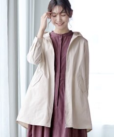 Tiaclasse 【洗える】ミドル丈マウンテンコート