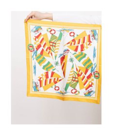 UNBILLION カカトゥ kakatoo / ヨット柄シルクスカーフ