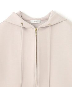 ANY L 【洗濯機可】ダンボールフレンチスリーブ ジップアップパーカー