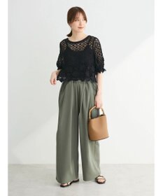 Green Parks ・ＥＬＥＮＣＡＲＥ　ＤＵＥ　ウエストドロストパンツ