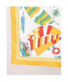 UNBILLION カカトゥ kakatoo / ヨット柄シルクスカーフ