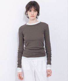 NAVE 【Nave・洗える】ガーゼフライス ロングスリーブ