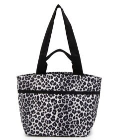 LeSportsac TWO HANDLE ZIP TOTE/ニュートラルレオパード