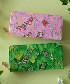 tsumori chisato CARRY 葉っぱ ラウンドファスナー長財布