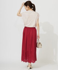 ANY SIS 【接触冷感・UVカット・洗える】ハイストレッチスムース2WAY ブラウス