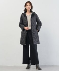 J.PRESS LADIES S 【WEB限定カラーあり・2way】コンパクトタフタキルティング  フーデッド コート
