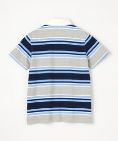 J.PRESS KIDS 【140-170cm】マルチボーダー 半袖ポロシャツ