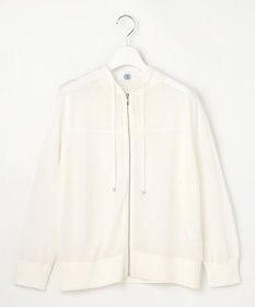 J.PRESS LADIES 【WEB限定カラーあり】SHEER LIGHT KNIT パーカー