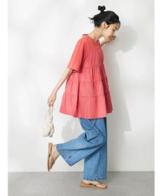 CRAFT STANDARD BOUTIQUE 異素材ティアードカットチュニック