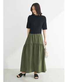 Green Parks しぼドッキングワンピース