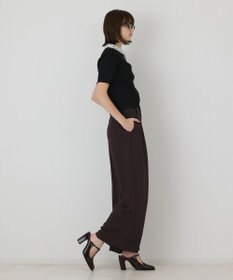 GRACE CONTINENTAL タックワイドパンツ