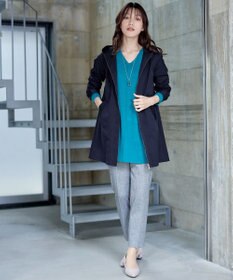 Tiaclasse 【洗える】ミドル丈マウンテンコート