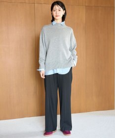 UNFILO 【ウエストゴム/14サイズ展開】beauty warm pants ワイド