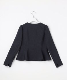 Feroux 【先行予約】パール釦ペプラムジャケット×スカート セットアップ