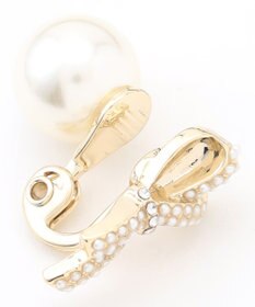 組曲 リボンパール2WAYイヤリング