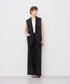 uncrave シアーオーガンジー テーラードジレ