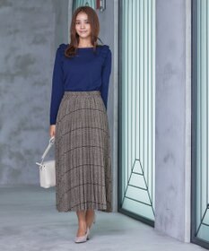 Tiaclasse 【安田美沙子さん着用】チェックプリーツスカート