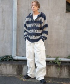 WEGO シャギーグラフィックZIPパーカー