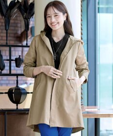 Tiaclasse 【洗える】ミドル丈マウンテンコート