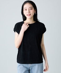 ANY L レースフレンチスリーブプルオーバー