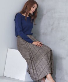 Tiaclasse 【安田美沙子さん着用】チェックプリーツスカート