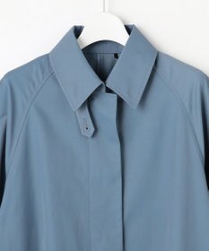 自由区 S コットンナイロンバルカラー コート