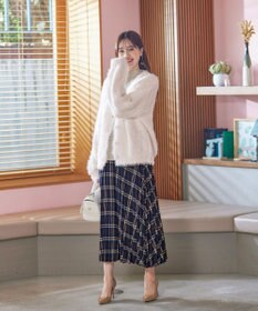 Tiaclasse 【安田美沙子さん着用】チェックプリーツスカート