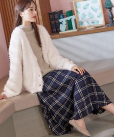 Tiaclasse 【安田美沙子さん着用】チェックプリーツスカート