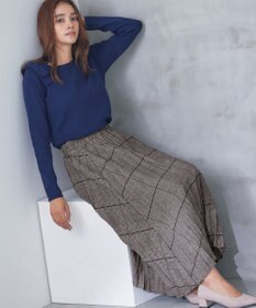 Tiaclasse 【安田美沙子さん着用】チェックプリーツスカート