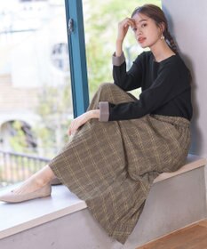 Tiaclasse 【安田美沙子さん着用】チェックプリーツスカート