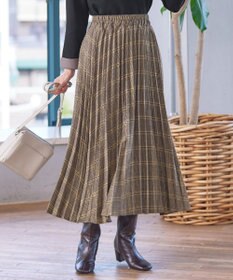 Tiaclasse 【安田美沙子さん着用】チェックプリーツスカート