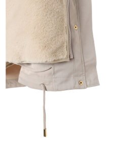 earth music&ecology マルチウェイマウンテンパーカー（ファー）