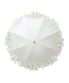 MOONBAT 【一級遮光日傘】LANVIN en Bleu (ランバン オン ブルー)  長傘 フレアフリル 遮光 遮熱 UV