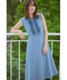 TOCCA 【00サイズあり】BUTTER ROSETTE ドレス ダルブルー系