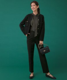 23区 【洗える】Ratti チェーンモチーフ ボウタイ ブラウス