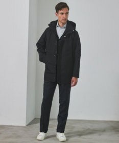 GOTAIRIKU 25年新作/3シーズン対応【仕事で着用可】メランジカルゼ フーデッドブルゾン_無地