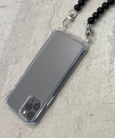 WEGO ストラップホール付きクリアiphoneケース