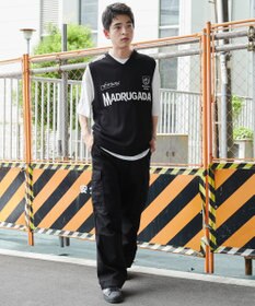 WEGO 【ユニセックス着用ITEM/2点セット】アンサンブルゲームロゴニットベスト