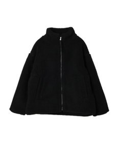 Green Parks スタンドカラーボアブルゾン