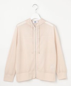 J.PRESS LADIES 【WEB限定カラーあり】SHEER LIGHT KNIT パーカー