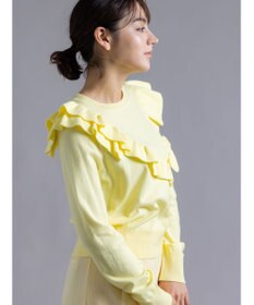 Te chichi 【Atelier Bonheur】イレギュラーフリルニットプルオーバー《2025winter catalog item》