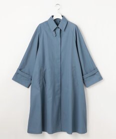 自由区 S コットンナイロンバルカラー コート