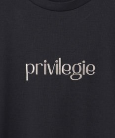 UNFILO BEAUTY FORM ロゴ刺繍 半袖Tシャツ