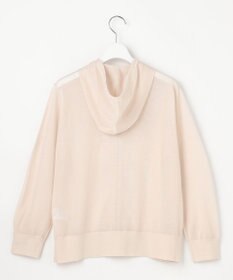 J.PRESS LADIES 【WEB限定カラーあり】SHEER LIGHT KNIT パーカー