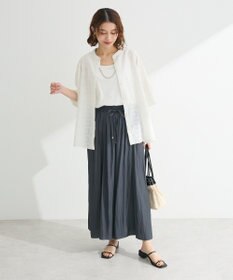 Green Parks サラフレワイドパンツ（無地）