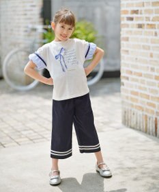 組曲 KIDS 【110-140㎝】リボンリスト Tシャツ