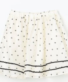 ANY KIDS ネコ×ドット スカート