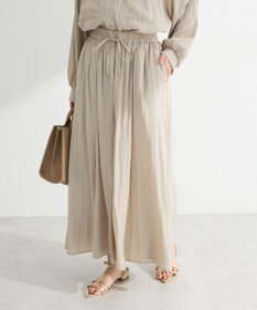 Green Parks サラフレワイドパンツ（無地）